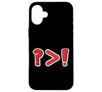 Point d'interrogation Point d'exclamation Grandes Questions drôles Coque pour iPhone 16 Plus