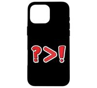 Point d'interrogation Point d'exclamation Grandes Questions drôles Coque pour iPhone 16 Pro Max