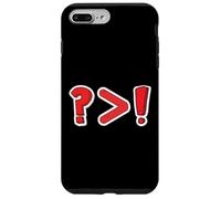 Point d'interrogation Point d'exclamation Grandes Questions drôles Coque pour iPhone 7 Plus/8 Plus