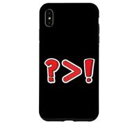 Point d'interrogation Point d'exclamation Grandes Questions drôles Coque pour iPhone XS Max