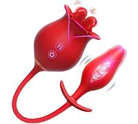 Point G Stimulateur Langue Vìbrante pour Femme Vìbr?-masseur clitoridien Suceur Stimulateur Point g et Sein Puissant Silencieux, sextoyse Femme J4