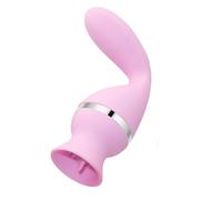 Point G Stimulateur Langue Vìbrante pour Femme Vìbr?-masseur clitoridien Suceur Stimulateur Point g et Sein Puissant Silencieux, sextoyse Femme J16