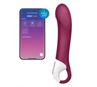 POINT G Vibromasseur connecté Big Heat Satisfyer 15 x 4cm Mauve Satisfyer