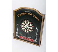 point-home armoire à fléchettes "The Rose and Crown", jeu de fléchettes, mobilier lifestyle au look rétro, 70cm