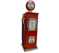 point-home Armoire rangement CD, Look Rétro "Pompe à Essence"