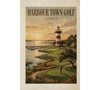 Point Nine Studio Golf Scorecard Journal: Harbour Town Golf Links Edition - Vintage Archive Logbook & Stats Tracker