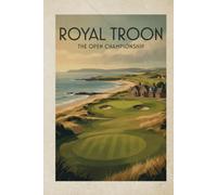 Point Nine Studio Golf Scorecard Journal: Royal Troon Old Course Edition - Vintage Archive Logbook & Stats Tracker