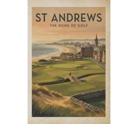 Point Nine Studio Golf Scorecard Journal: St. Andrews Old Course Edition - Vintage Archive Logbook & Stats Tracker
