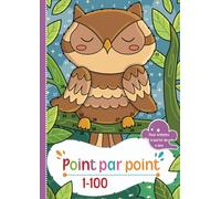 Point par point: 50 motifs d'animaux dans la plage numérique de 1 à 100 à relier et à colorier