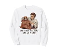 Point par Point Artisanat Cuir Fait Main Unique Sweatshirt