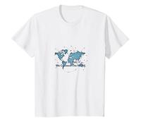 Point par Point, Nous connectons Le Monde T-Shirt, Enfant, Blanc, 2 Ans