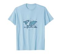 Point par Point, Nous connectons Le Monde T-Shirt, Homme, Bleu Céleste, 3XL
