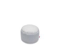 Point Pouf Terry Blizzard/Bleu Crème