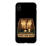 Point Row Ready Backgammon Stratégie Pions Coque pour iPhone XS Max