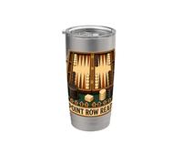 POINT ROW READY Backgammon Stratégie Pions Gobelet isotherme en acier inoxydable double paroi