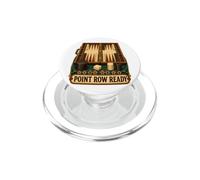 Point Row Ready Backgammon Stratégie Pions PopSockets PopGrip pour MagSafe