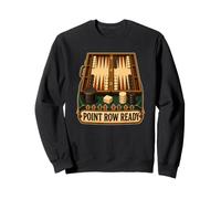 Point Row Ready Backgammon Stratégie Pions Sweatshirt