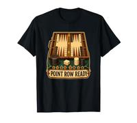 Point Row Ready Backgammon Stratégie Pions T-Shirt