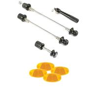 Point Schnellspann-achsen-Set Jeu d'essieux Unisexe, Noir