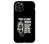 Point to Point Wired Vacuum Tube Vintage Audio Amp Coque pour iPhone 11 Pro