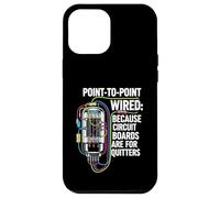 Point to Point Wired Vacuum Tube Vintage Audio Amp Coque pour iPhone 12 Pro Max