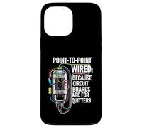 Point to Point Wired Vacuum Tube Vintage Audio Amp Coque pour iPhone 13 Pro Max