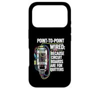 Point to Point Wired Vacuum Tube Vintage Audio Amp Coque pour iPhone 17 Pro
