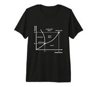 Point Triple Diagramme de Phase Nerd Thermodynamique T-Shirt Haut de Gamme