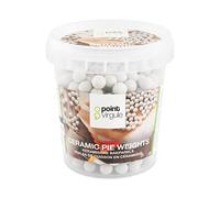 Point-Virgule Billes de Cuisson en Céramique, Poids de Cuisson Réutilisable, Remplissage de Cuisson à l'Aveugle, 600 g
