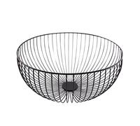 Corbeille à fruits - POINT-VIRGULE - 35 cm - fil d'acier carbone - finition époxy noir