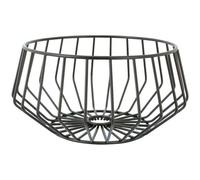POINT VIRGULE Corbeille à fruits 27 cm Noire - Wire