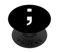 Point-Virgule en Gras ; - Générateur de Mots personnalisé pour Mot personnalisé PopSockets PopGrip Adhésif