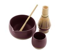 Point-Virgule matcha kit avec fouet matcha, support, cuillère, bol matcha, tasse