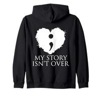 Point-Virgule My Story ISN´t Over Point-Virgule Sweat à Capuche