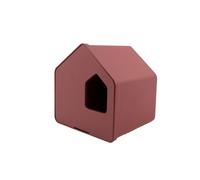 Point-Virgule Nichoir Oiseaux Exterieur, Vintage Marron, Ouverture 34mm, 16x13x16cm