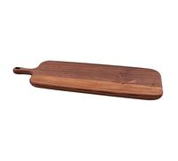 Point-Virgule Planche à découper en bois de noyer avec poignée, parfaite pour servir des apéritifs et du fromage, en bois, 37x16,5 cm