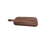 Point-Virgule planche apéro avec manche en noyer, idéale pour servir des amuse-bouches et du fromage, 44x22cm