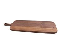Point-Virgule planche apéro avec manche en noyer, parfaite pour servir des amuse-bouches et du fromage, 53x17,5cm