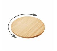 POINT VIRGULE -Plateau rond pivotant - 35 cm - en bambou FSC