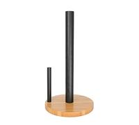 Point-Virgule Porte essuie-Tout en Bambou Noir 15cm H 29cm