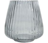 POINT VIRGULE Vase en verre - Ø17,7 x H18 cm - Bleu