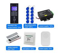 Pointage à la Machine, Dispositif biométrique de Reconnaissance d'empreintes digitales, kit de système de présence faciale, réseau RJ45 LAN, Machine électronique for Le Bureau(Kit-5)