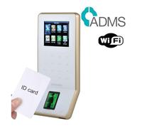 Pointage à la Machine, Machine de présence de Temps F22, TCP/IP, USB, système de contrôle d'accès de Porte par Empreinte Digitale, écran Couleur, Lecteur de Carte RFID en Option(ID ADMS WiFi,English)