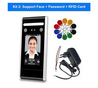 Pointage dans le système Reconnaissance faciale Wifi, contrôle d'accès, détection dynamique, serrure de porte, Machine de présence faciale, logiciel gratuit TCP/IP USB pour les employés des petites en