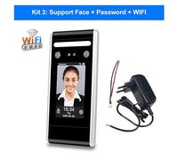 Pointage dans le système Reconnaissance faciale Wifi, contrôle d'accès, détection dynamique, serrure de porte, Machine de présence faciale, logiciel gratuit TCP/IP USB pour les employés des petites en