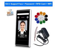 Pointage dans le système Reconnaissance faciale Wifi, contrôle d'accès, détection dynamique, serrure de porte, Machine de présence faciale, logiciel gratuit TCP/IP USB pour les employés des petites en