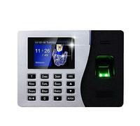 Pointage en Machine, Carte USB/IP RFID, Reconnaissance biométrique d'empreintes digitales, Temps de présence, Machine, enregistreur de Temps d'horloge Horloge De Pointage De Bureau(Color:K14)