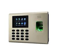 Pointage en Machine, Carte USB TCP/IP RFID, Reconnaissance d'empreintes digitales, Temps de présence, Machine, enregistreur de Temps, Batterie intégrée Horloge De Pointage De Bureau(Color:K40-ID)