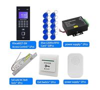 Pointage En Machine, Dispositif biométrique de reconnaissance d'empreintes digitales, kit de système de présence faciale, réseau RJ45 LAN, Machine électronique for le bureau Horloge De Pointage De Bur