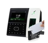 Pointage en Machine, Système de contrôle d'accès par Visage et Doigt, avec Batterie de Secours, USB TCP/IP, Empreintes digitales, Temps de présence Horloge De Pointage De Bureau(IFace702-Battery-IC)